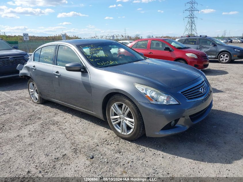 2011 Infiniti G37 VIN: JN1CV6AR6BM407821 Lot: 12006967