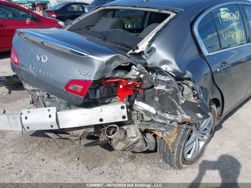 2011 Infiniti G37 VIN: JN1CV6AR6BM407821 Lot: 12006967