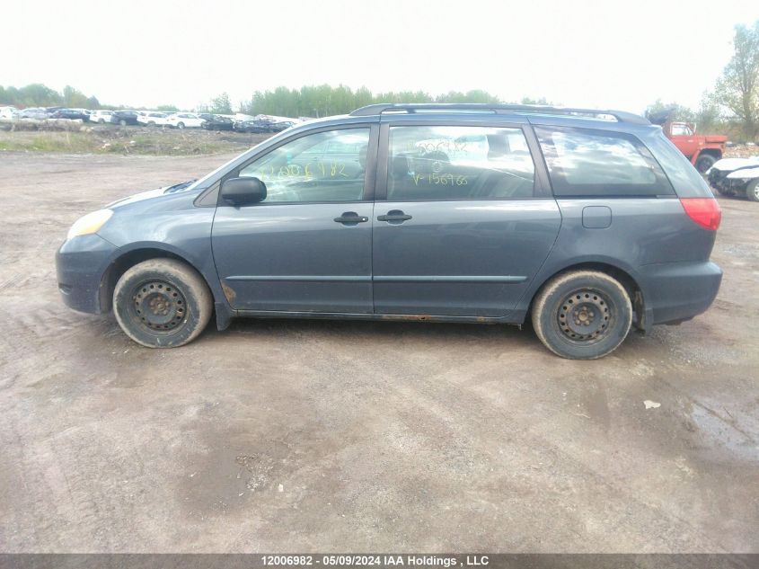 2008 Toyota Sienna Ce VIN: 5TDZK29C68S156966 Lot: 12006982