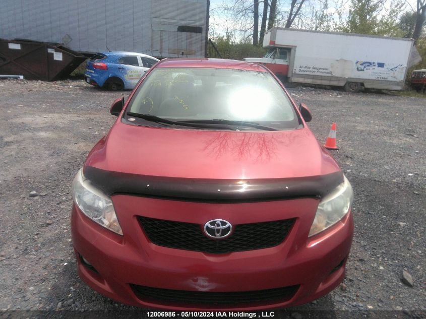 2009 Toyota Corolla S/Le/Xle VIN: 2T1BU40E29C105965 Lot: 12006986