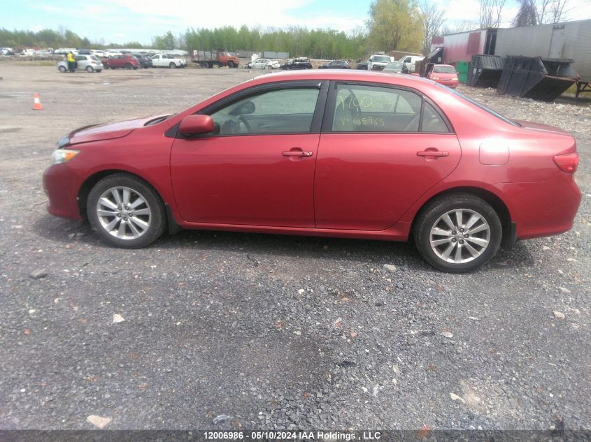 2009 Toyota Corolla S/Le/Xle VIN: 2T1BU40E29C105965 Lot: 12006986