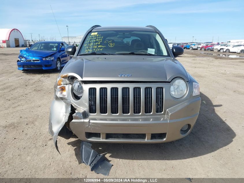 2008 Jeep Compass Sport VIN: 1J8FT47W38D580084 Lot: 12006994