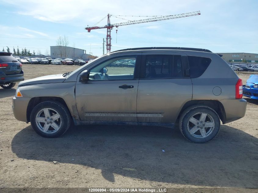 2008 Jeep Compass Sport VIN: 1J8FT47W38D580084 Lot: 12006994