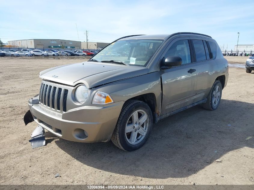 2008 Jeep Compass Sport VIN: 1J8FT47W38D580084 Lot: 12006994