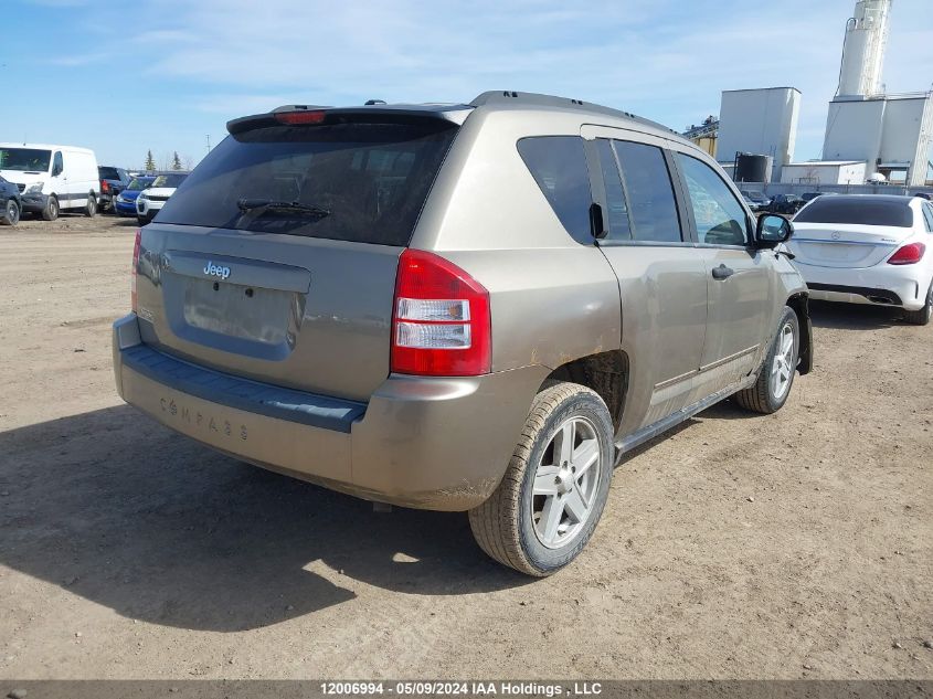 2008 Jeep Compass Sport VIN: 1J8FT47W38D580084 Lot: 12006994