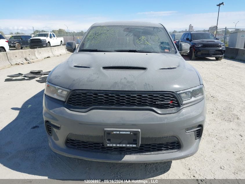 2022 Dodge Durango R/T VIN: 1C4SDJCT4NC108765 Lot: 12006997