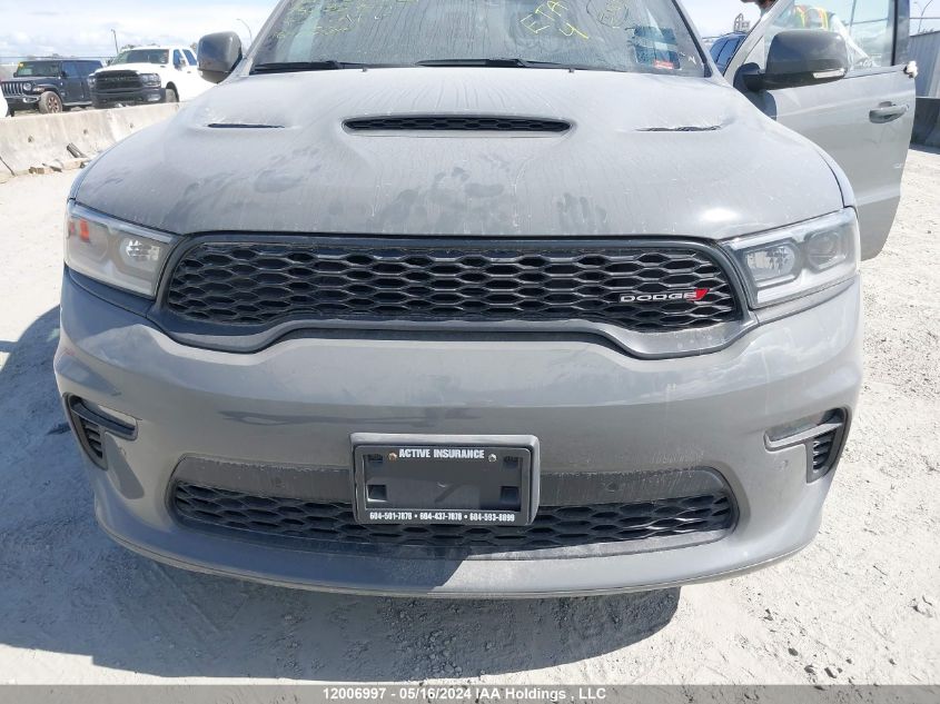 2022 Dodge Durango R/T VIN: 1C4SDJCT4NC108765 Lot: 12006997