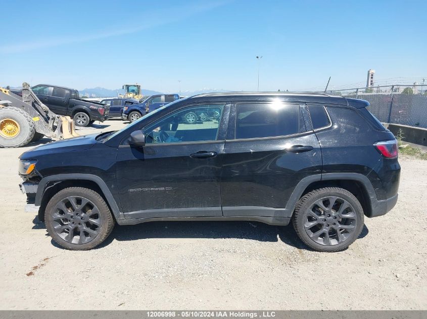 2021 Jeep Compass Latitude VIN: 3C4NJDBB0MT598706 Lot: 12006998