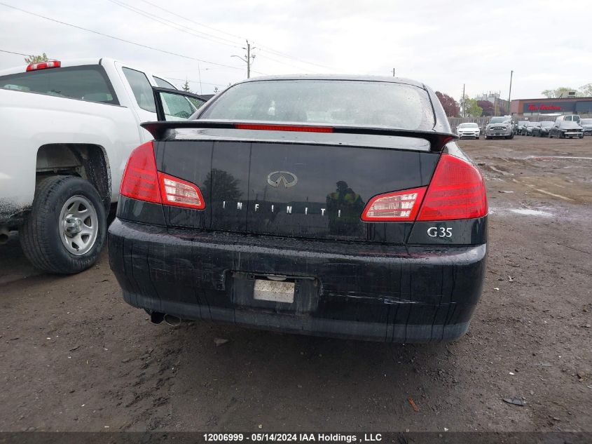 2004 Infiniti G35 VIN: JNKCV51E34M110124 Lot: 12006999