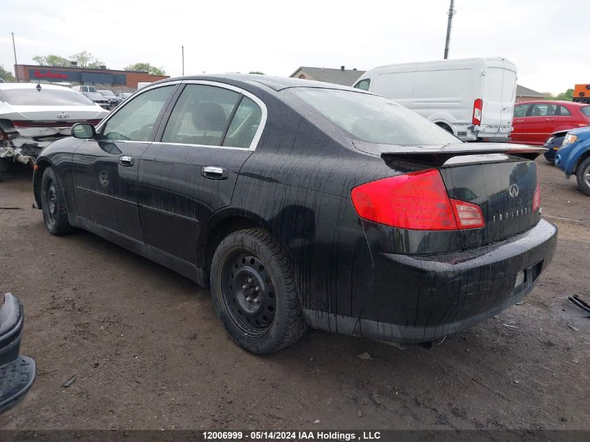 2004 Infiniti G35 VIN: JNKCV51E34M110124 Lot: 12006999