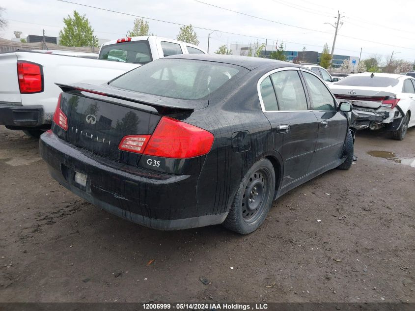 2004 Infiniti G35 VIN: JNKCV51E34M110124 Lot: 12006999