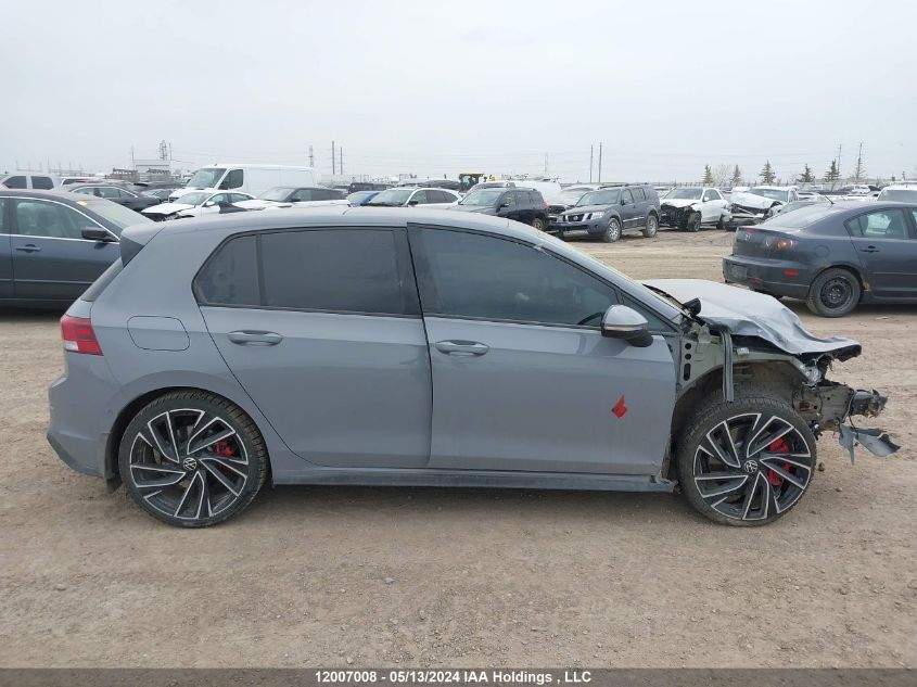 2023 Volkswagen Golf Gti VIN: WVWVA7CD2PW213601 Lot: 12007008