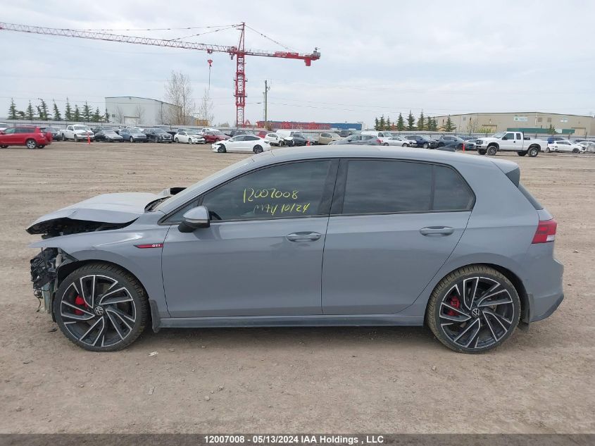 2023 Volkswagen Golf Gti VIN: WVWVA7CD2PW213601 Lot: 12007008