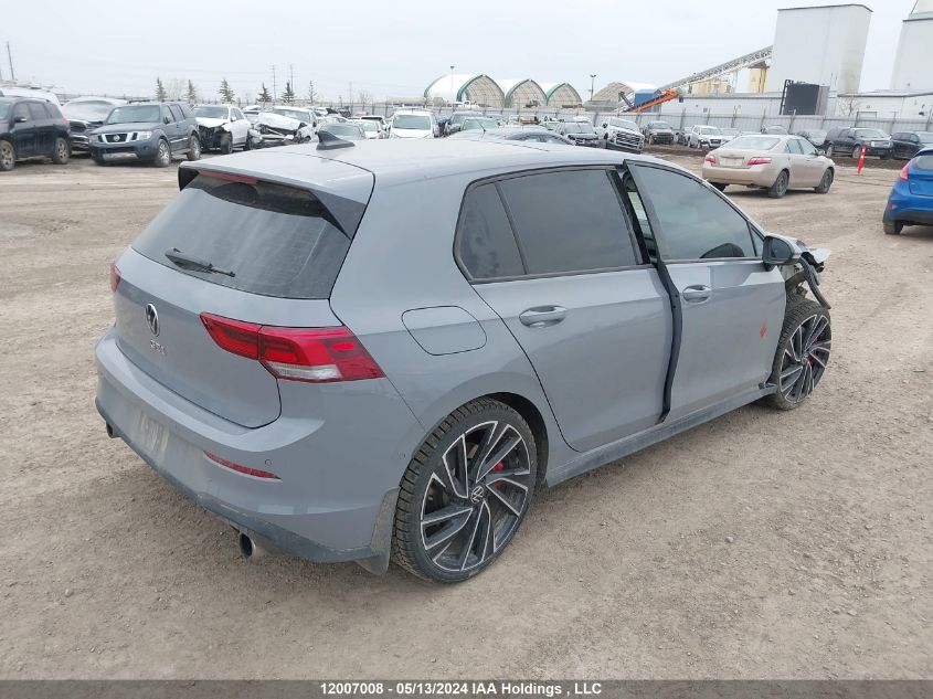 2023 Volkswagen Golf Gti VIN: WVWVA7CD2PW213601 Lot: 12007008