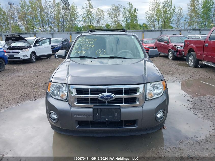 2009 Ford Escape Xlt VIN: 1FMCU03799KD12499 Lot: 12007047