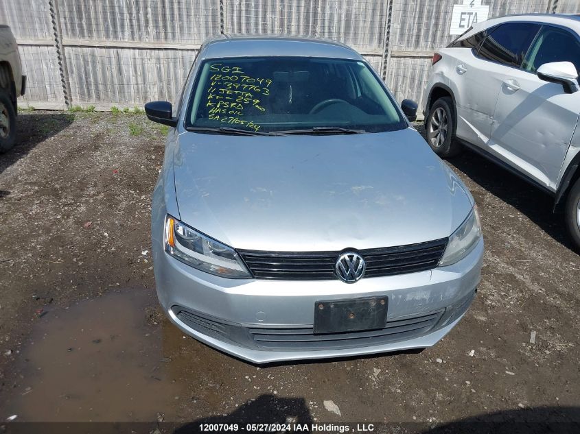 2011 Volkswagen Jetta S VIN: 3VW2K7AJ6BM397763 Lot: 12007049