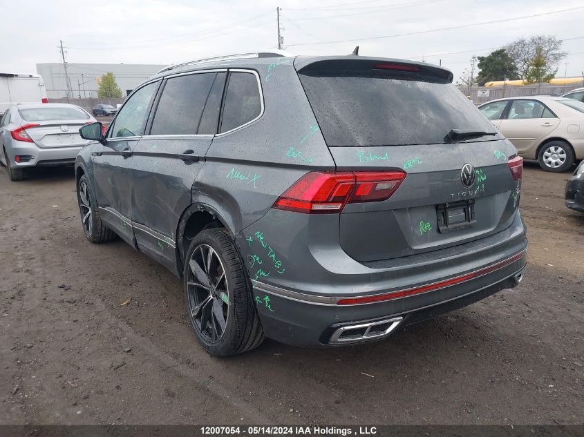 2023 Volkswagen Tiguan VIN: 3VV4B7AX0PM113570 Lot: 12007054