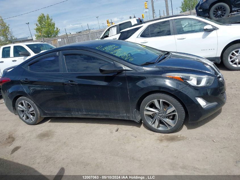 2015 Hyundai Elantra Gls VIN: KMHDH4AH7FU305949 Lot: 12007063