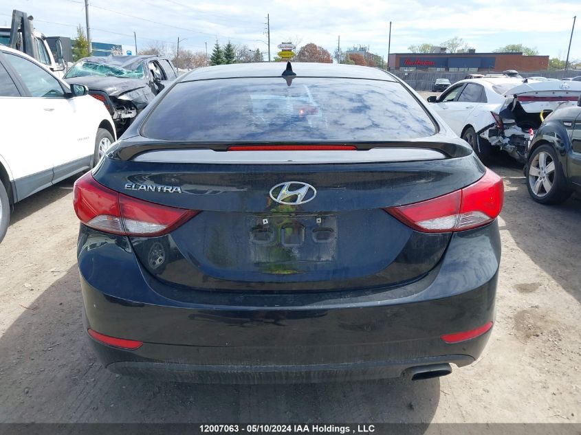 2015 Hyundai Elantra Gls VIN: KMHDH4AH7FU305949 Lot: 12007063