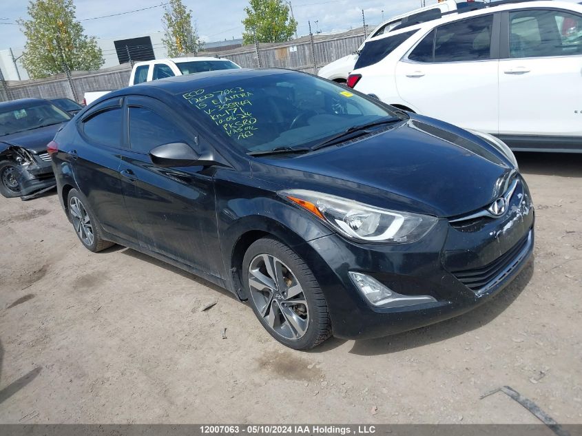 2015 Hyundai Elantra Gls VIN: KMHDH4AH7FU305949 Lot: 12007063