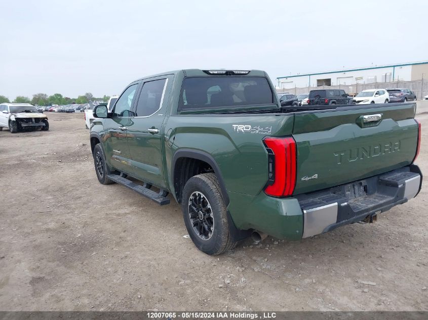 2022 Toyota Tundra Crewmax Limited VIN: 5TFJA5DB2NX005984 Lot: 12007065