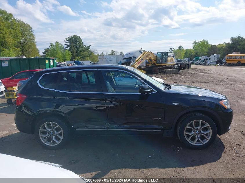 2013 BMW 3 Series 328I xDrive VIN: 5UXWX9C5XD0D02744 Lot: 12007069