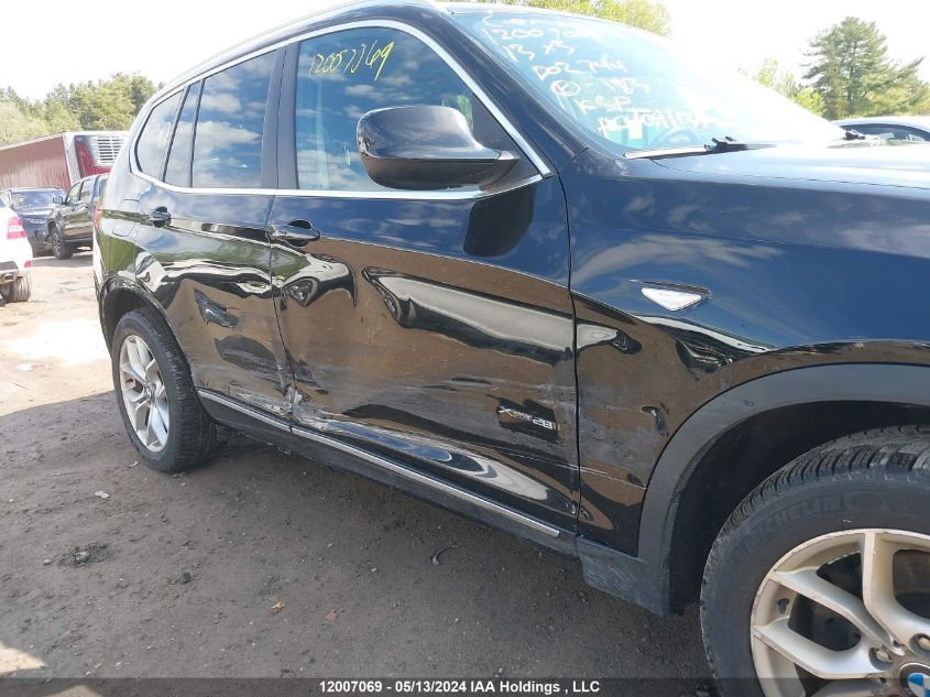 2013 BMW 3 Series 328I xDrive VIN: 5UXWX9C5XD0D02744 Lot: 12007069