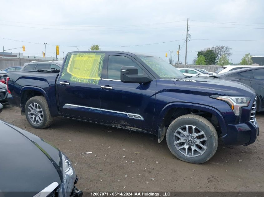 2023 Toyota Tundra Hybrid Capstone VIN: 5TFVC5DB9PX025311 Lot: 12007071