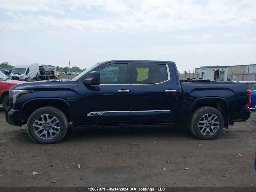 2023 Toyota Tundra Hybrid Capstone VIN: 5TFVC5DB9PX025311 Lot: 12007071