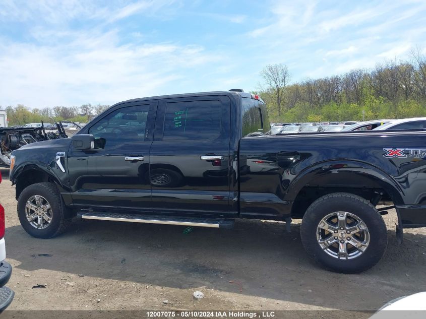 2022 Ford F-150 Xlt VIN: 1FTFW1E8XNFA38093 Lot: 12007075