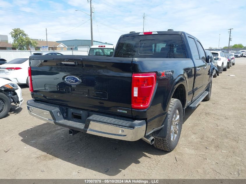 2022 Ford F-150 Xlt VIN: 1FTFW1E8XNFA38093 Lot: 12007075