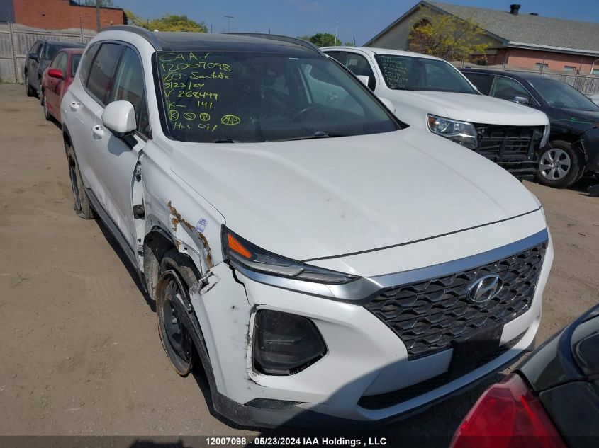 2020 Hyundai Santa Fe Sel/Sel Plus VIN: 5NMS3CAD7LH268499 Lot: 12007098