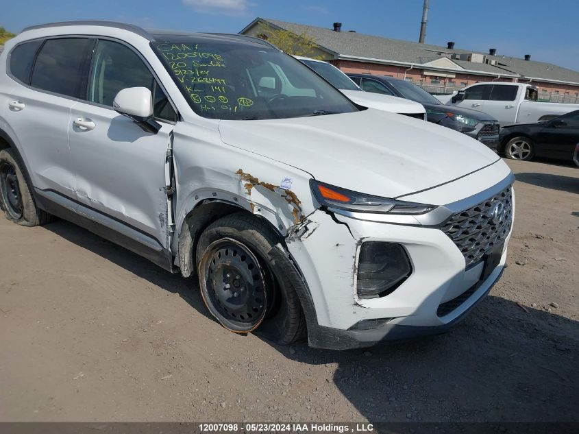 2020 Hyundai Santa Fe Sel/Sel Plus VIN: 5NMS3CAD7LH268499 Lot: 12007098