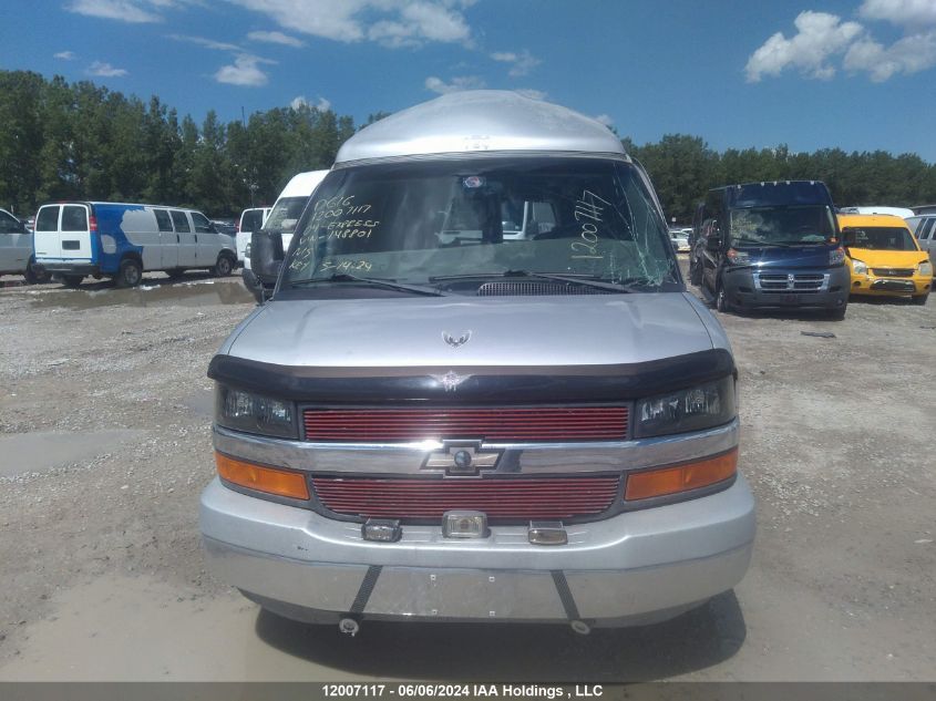 2004 Chevrolet Express G1500 VIN: 1GBFG15T041148801 Lot: 12007117