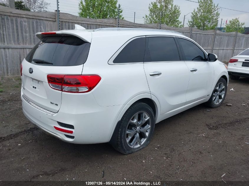 2016 Kia Sorento VIN: 5XYPKDA53GG126478 Lot: 12007126