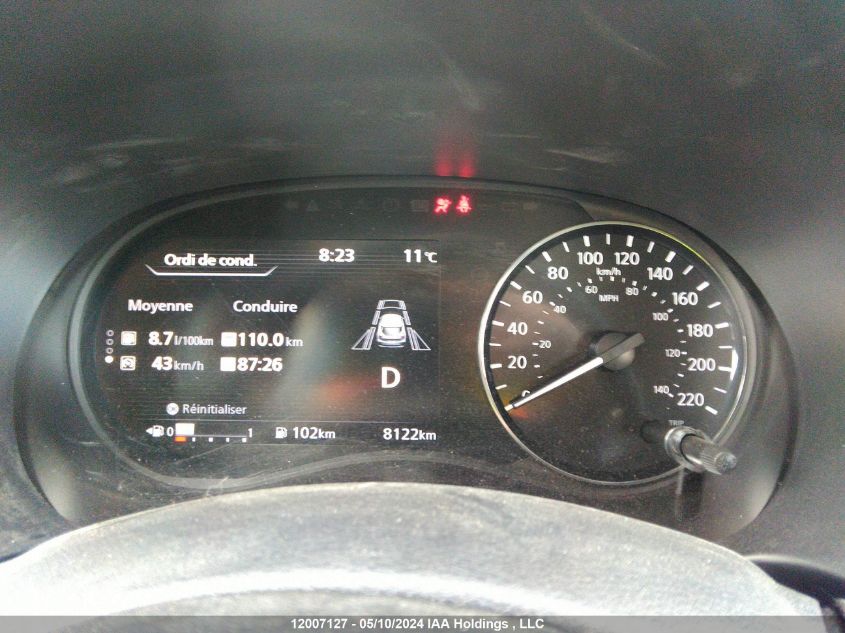 2023 Nissan Kicks VIN: 3N1CP5CV2PL549180 Lot: 12007127