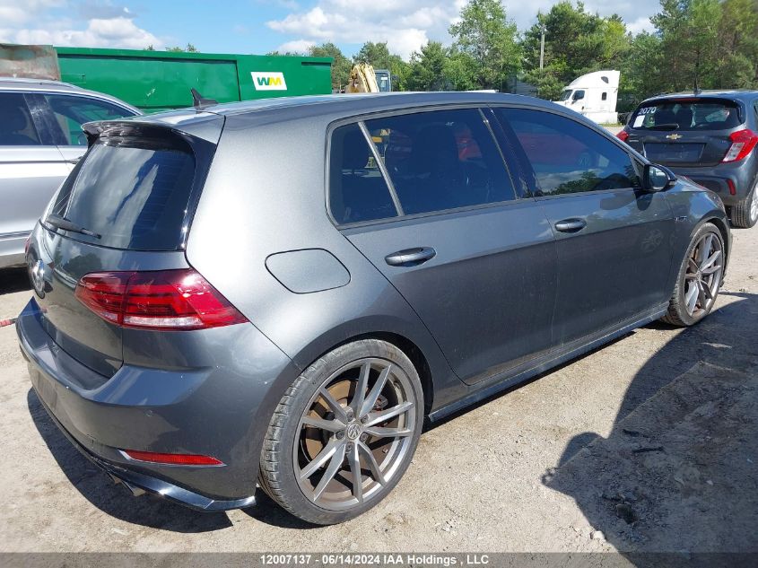 2019 Volkswagen Golf R VIN: WVWVA7AU1KW208272 Lot: 12007137