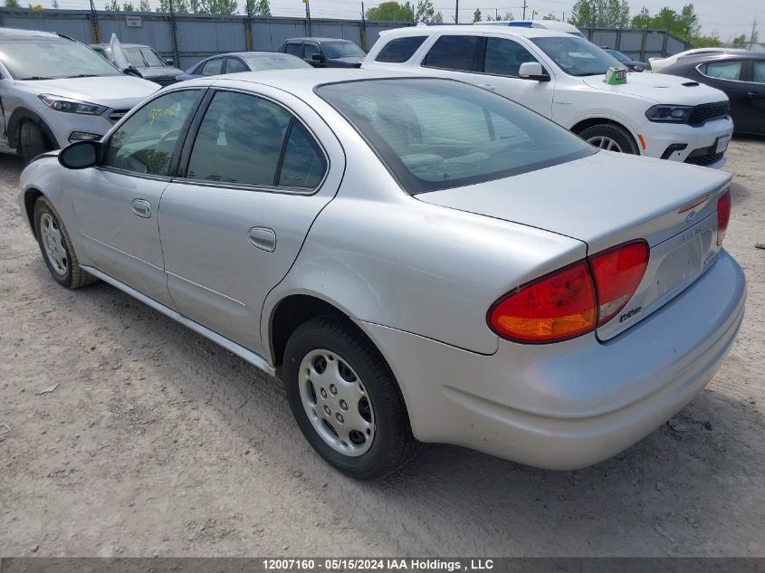 2002 Oldsmobile Alero VIN: 1G3NK52F42C175125 Lot: 12007160