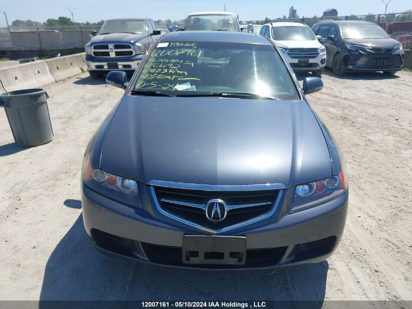 2005 Acura Tsx VIN: JH4CL96835C801242 Lot: 12007161