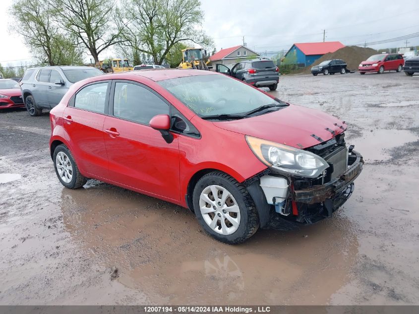 2014 Kia Rio Lx VIN: KNADM5A30E6919722 Lot: 12007194