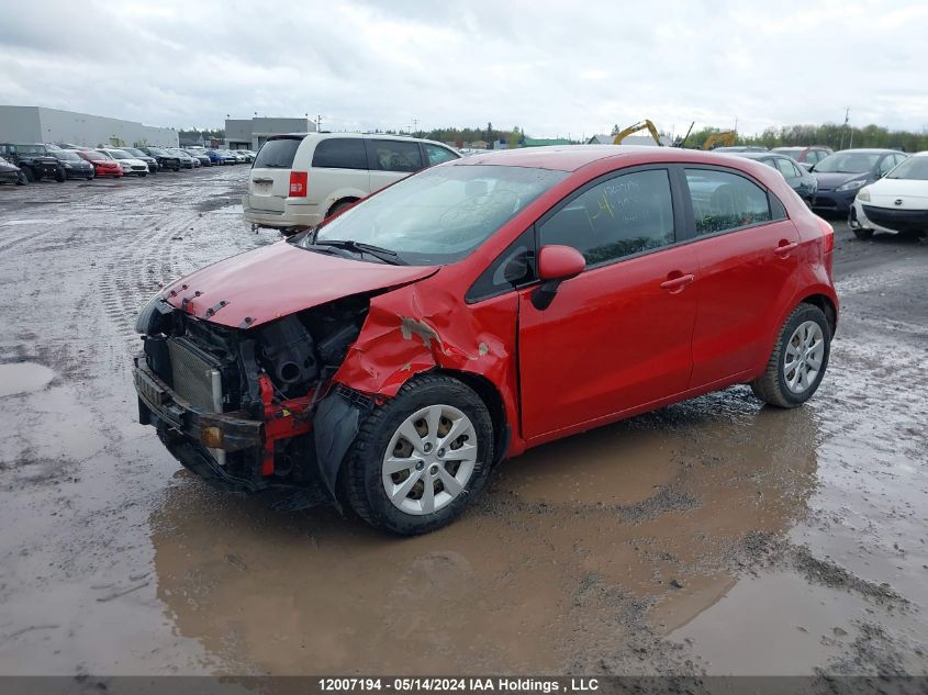 2014 Kia Rio Lx VIN: KNADM5A30E6919722 Lot: 12007194