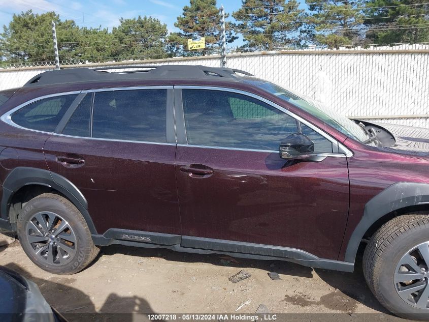 2024 Subaru Outback VIN: 4S4BTDEC9R3192813 Lot: 12007218
