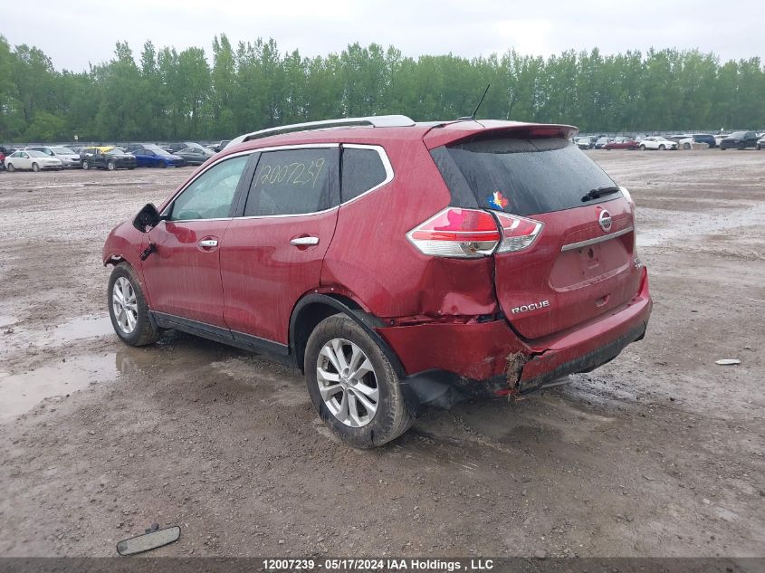 2016 Nissan Rogue VIN: 5N1AT2MV5GC782216 Lot: 12007239