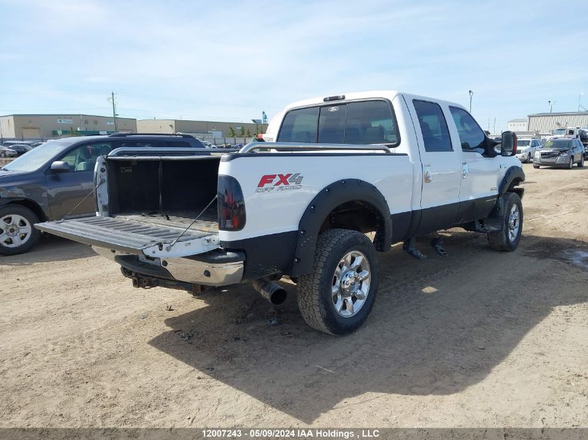 2005 Ford Super Duty F-350 Srw VIN: 1FTWW31P65EA16123 Lot: 12007243