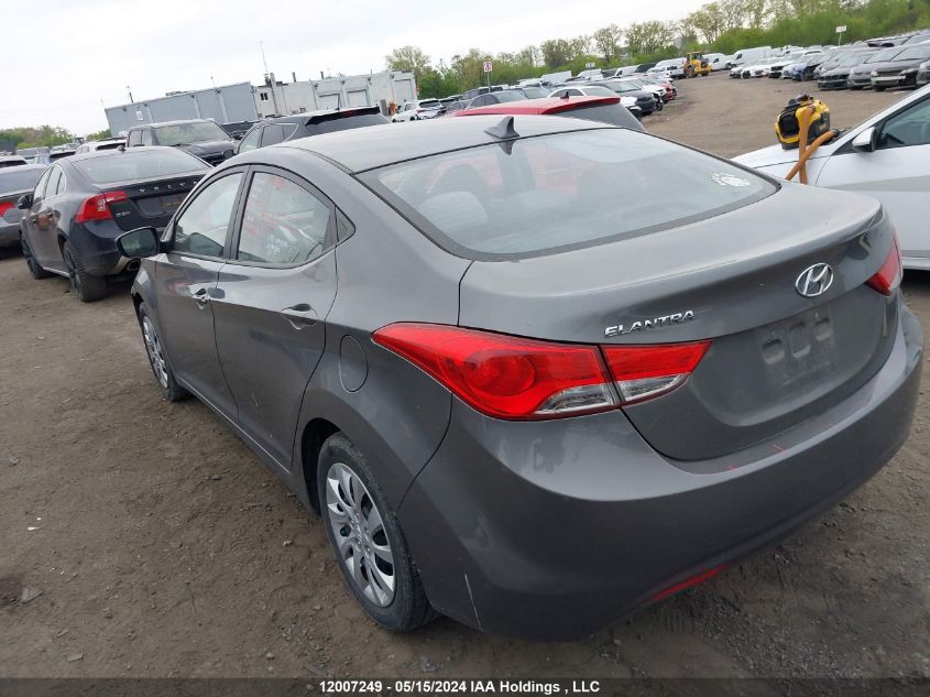 2012 Hyundai Elantra Gl VIN: 5NPDH4AE7CH120882 Lot: 12007249