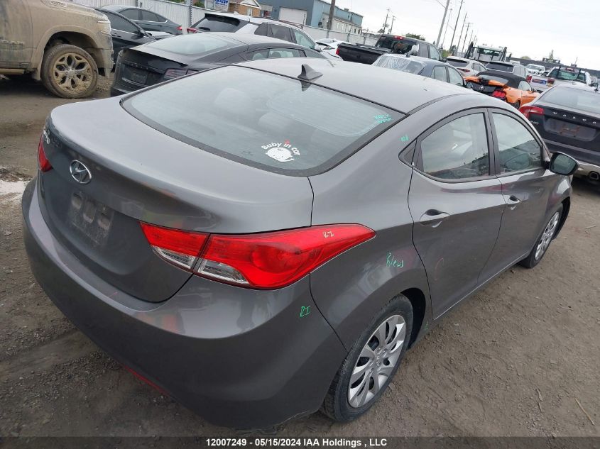 2012 Hyundai Elantra Gl VIN: 5NPDH4AE7CH120882 Lot: 12007249