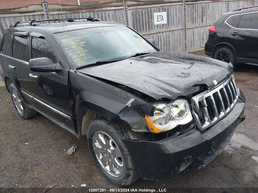 2010 Jeep Grand Cherokee Limited VIN: 1J4RR5GT9AC136289 Lot: 12007251