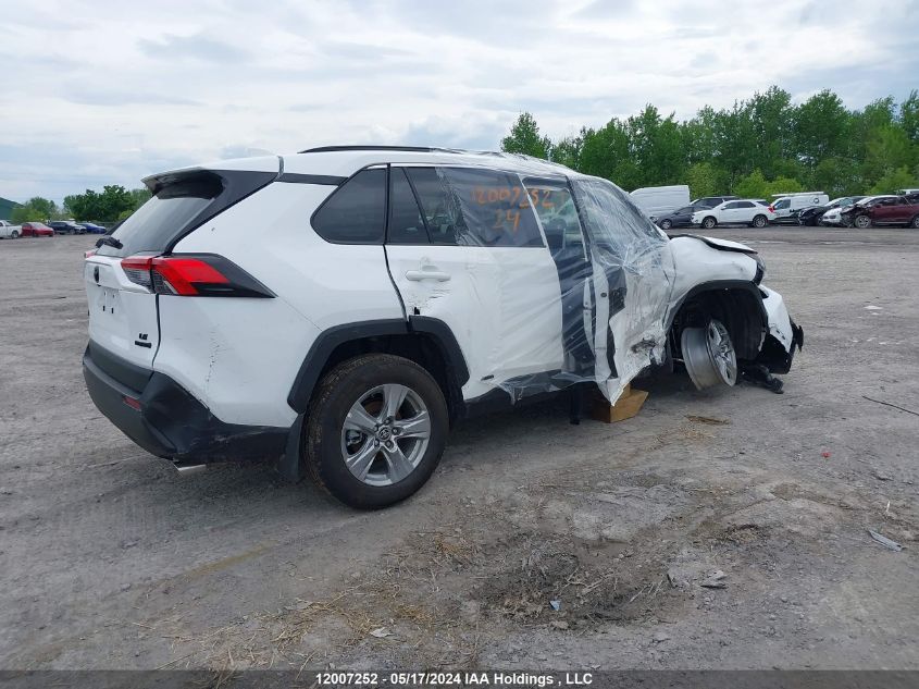 2024 Toyota Rav4 Hybrid Le VIN: 2T3BWRFV3RW217114 Lot: 12007252