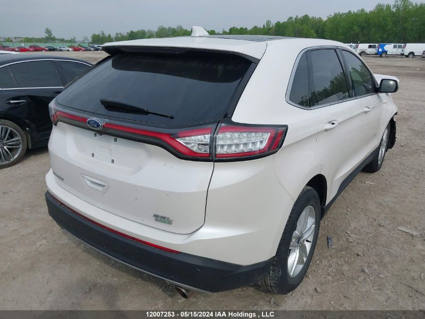 2017 Ford Edge Sel VIN: 2FMPK3J9XHBB06906 Lot: 12007253