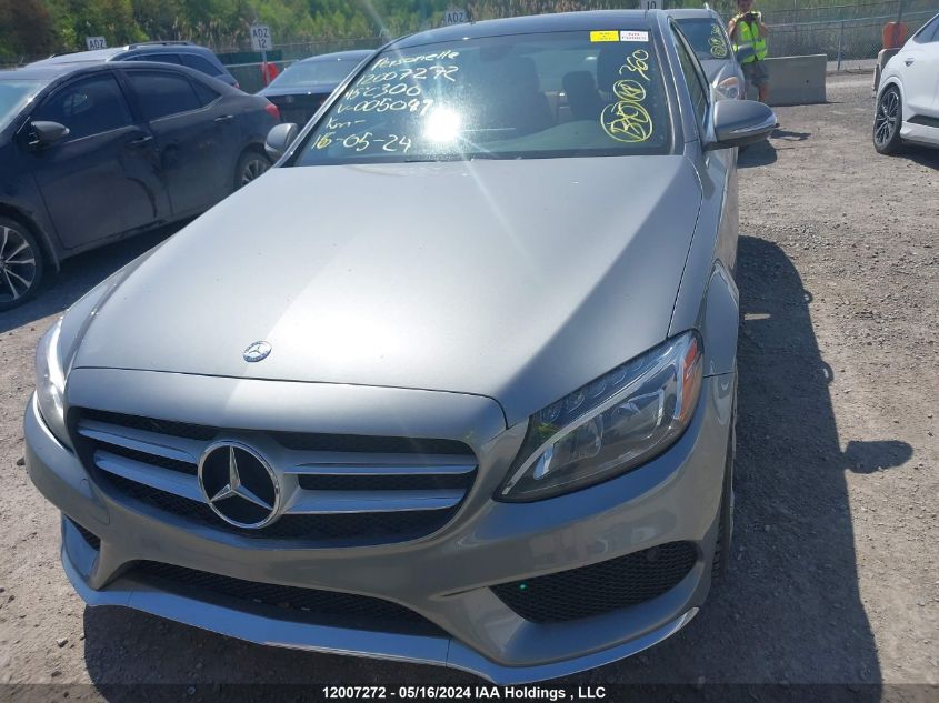 2015 Mercedes-Benz C 300 4Matic VIN: 55SWF4KBXFU005049 Lot: 12007272